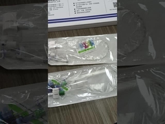 PVC-Verstellbare Venturi-Maske ohne Wiederaufluchtung / Mehrfachventilationsmaske mit Sauerstoffrohr