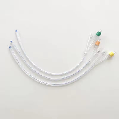 Hersteller Foley-Katheter 100% Silikon 2-Wege-Ballon-Urinkatheter 14 Fr Silikon-Foley-Katheter