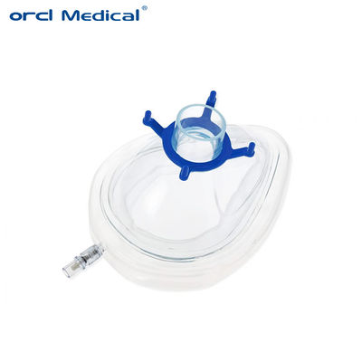 OEM-Service Einweg-Anästhesie Gesichtsmaske Latex-freie Pvc-Anästhesie-Maske XL XXL Größe