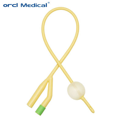 OEM Latex Foley Katheter Medizinischer Qualität Foley Ballon Katheter 3 Weg / 2 Weg
