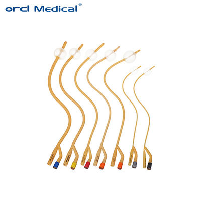 Männlicher weiblicher Latex-Foley-Katheter / steriler Foley-Katheter OEM erhältlich