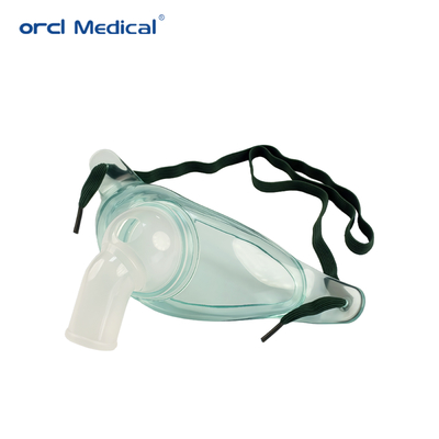 Einwegmedizinische Versorgung PVC Gesichtsmaske Sauerstoffmaske Tracheostomie Maske Für Erwachsene/Kinder